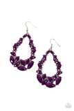 Paparazzi Earring - Tenacious Treasure - Purple