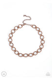 Paparazzi Necklace - 90s Nostalgia - Copper