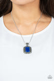 Paparazzi Necklace  - Right Hand TALISMAN - Blue