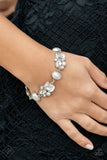 Paparazzi Bracelet - Best in SHOWSTOPPING - White