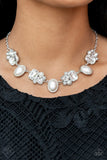 Paparazzi Necklace - Sensational Showstopper - White