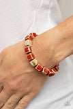 Paparazzi Bracelet - Glaze Craze - Red