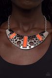 Paparazzi Necklace - Real Zeal - Orange