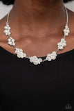 Paparazzi Necklace - GRACE to the Top - White