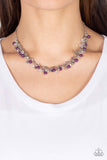 Paparazzi Necklace - Soft-Hearted Shimmer - Purple
