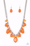 Paparazzi Necklace - Venetian Vacation - Orange