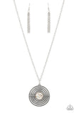 Paparazzi Necklace - Targeted Tranquility - White