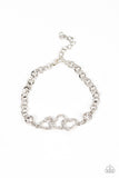 Paparazzi Necklace - Desirable Dazzle - White