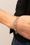 Paparazzi Necklace - Desirable Dazzle - White