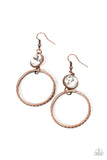 Paparazzi Earring - Standalone Sparkle - Copper