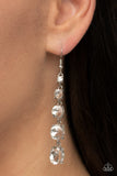 Paparazzi Earring - Red Carpet Charmer - White