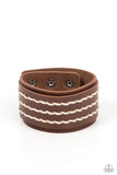 Paparazzi Bracelet - Real Ranchero - Brown