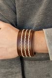 Paparazzi Bracelet - Real Ranchero - Brown