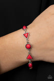 Paparazzi Bracelet - Quarry Quarrel - Red