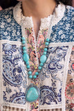 Paparazzi Necklace - Southwest Paradise - Blue