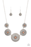 Paparazzi Necklace - Marigold Meadows - Orange