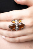 Paparazzi Ring - TRIO Tinto - Brown