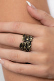 Paparazzi Necklace - Island Eden - Brass