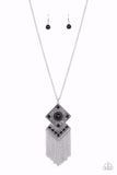 Paparazzi Necklace - Kite Flight - Black
