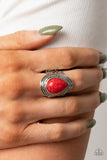 Paparazzi Ring - Saguaro Scene - Red