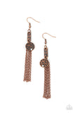 Paparazzi Earring - Twinkle Twinkle Little Trinket - Copper