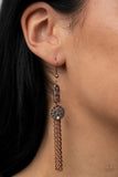 Paparazzi Earring - Twinkle Twinkle Little Trinket - Copper