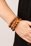 Paparazzi Bracelet - WILD-Mannered - Gold