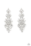 Paparazzi Earring - Frozen Fairytale - White