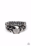 Paparazzi Ring - Smooth Smolder - Black