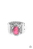 Paparazzi Ring - Moab Motif - Pink