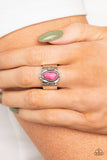 Paparazzi Ring - Moab Motif - Pink