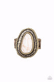 Paparazzi Necklace - Downtown Desertscape - Brass