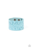 Paparazzi Bracelet - Rosy Wrap Up - Blue