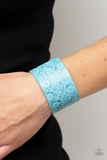 Paparazzi Bracelet - Rosy Wrap Up - Blue