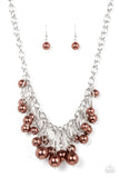 Paparazzi Necklace - Powerhouse Pose - Brown
