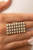 Paparazzi Ring - Pack Your SADDLEBAGS - White