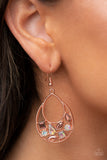 Paparazzi Earring - Regal Recreation - Copper