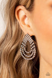 Paparazzi Earring - Take a POWER Stance - Black