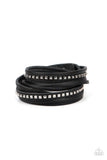 Paparazzi Urban Bracelet - Studded Sensation - Black
