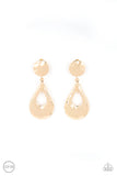 Paparazzi Earring - Metallic Magic - Gold Clip On