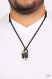 Paparazzi Necklace - On the Lookout - Brown