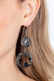 Paparazzi Earring - Eastern Entrada - Black