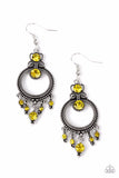 Paparazzi Earring - Palace Politics - Yellow