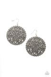 Paparazzi Earring - The Whole Nine VINEYARDS - Silver