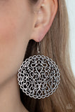 Paparazzi Earring - The Whole Nine VINEYARDS - Silver