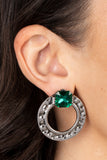 Paparazzi Earring - Smoldering Scintillation - Green