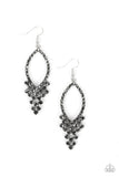Paparazzi Earring - GLOWING off the Deep End - Silver