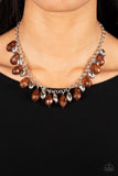 Paparazzi Necklace - Summertime Tryst - Brown