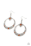 Paparazzi Earring - Royal Resort - Orange