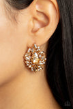 Paparazzi Earring - We All Scream for Ice QUEEN - Gold